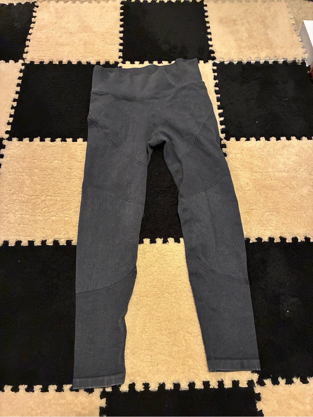 aerie Waist Snatching Dark Gray Active Leggings
